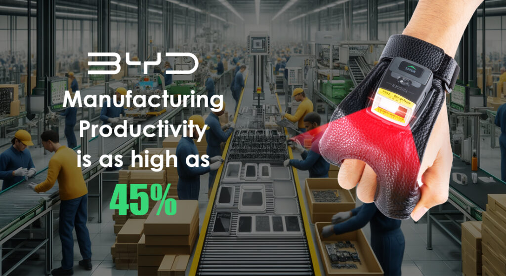 Glove Scanners for BYD manufacturing