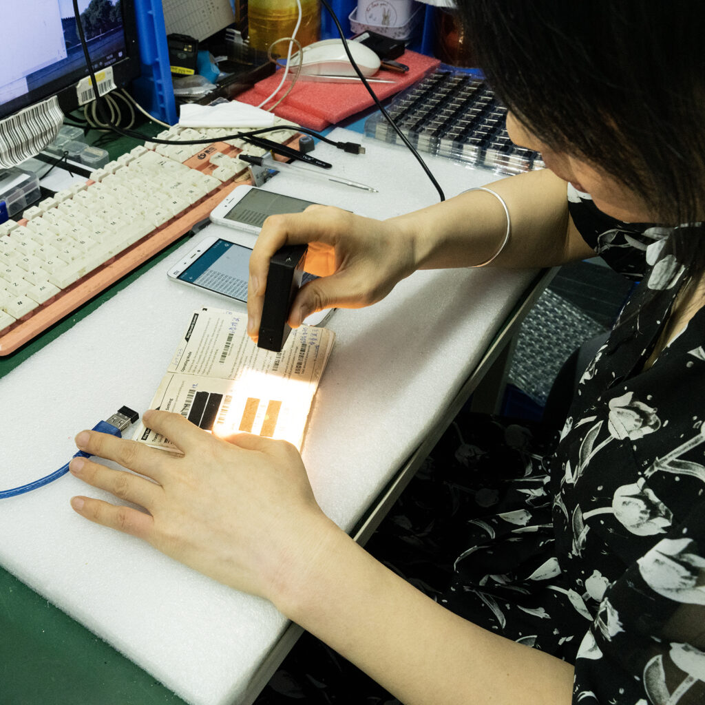 Testing the Barcode Scanners