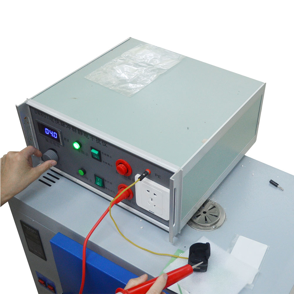 Pulse electrostatic interference test