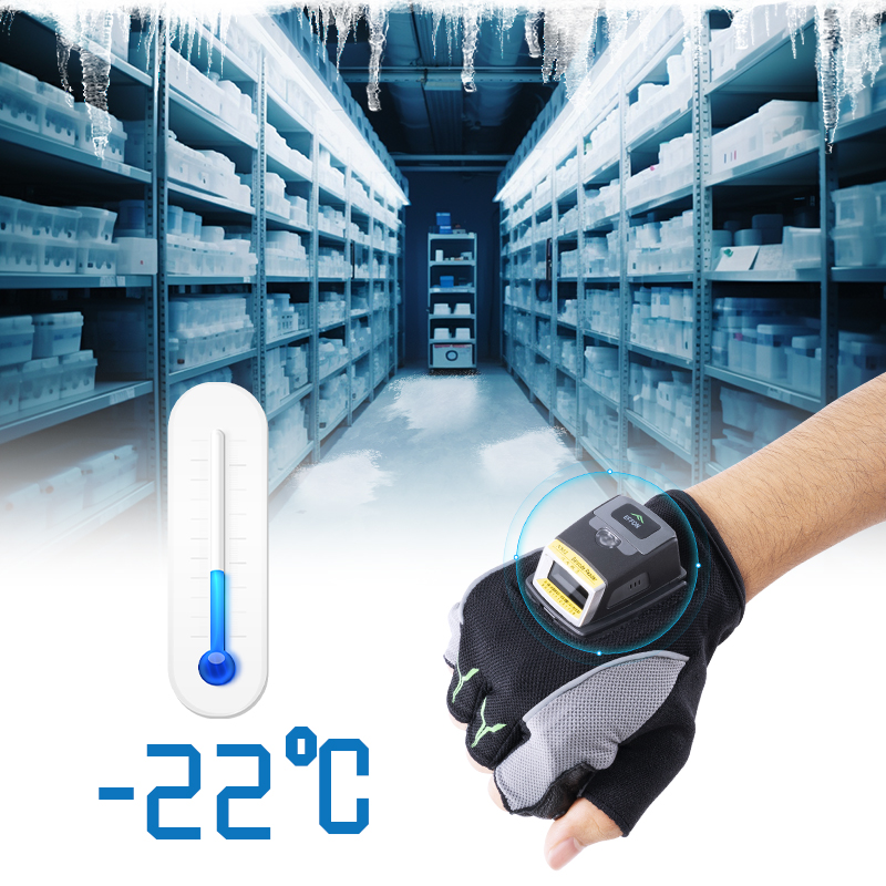 Glove Barcode Scanner for cold chain