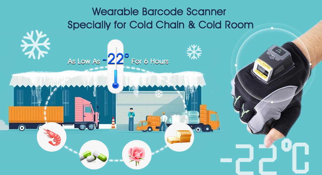 Glove Barcode Scanner for Cold Chain