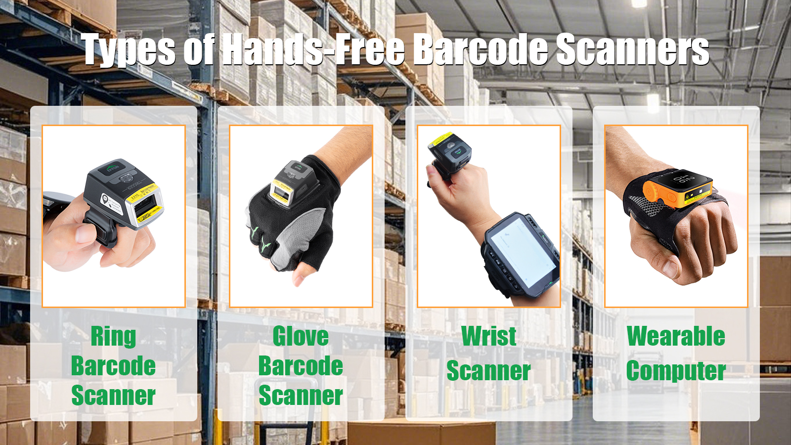 Hands free barcode scanner