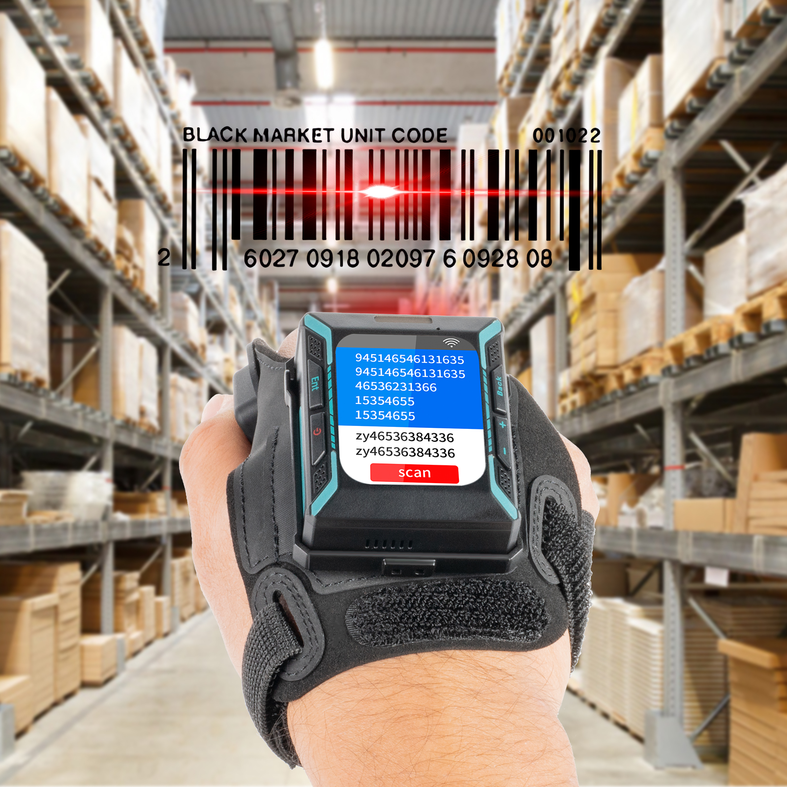 Wrist Barcode Reader